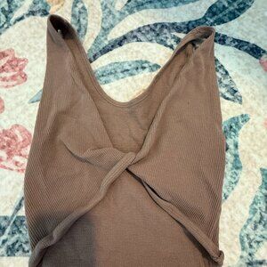 Urban Outfitters Ribbed Crossover Bralette- M/L